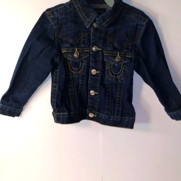 True Religion Toddler Denim Jacket 3T - Picture 1 of 6